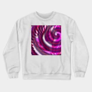 Purple and pink spirals Crewneck Sweatshirt